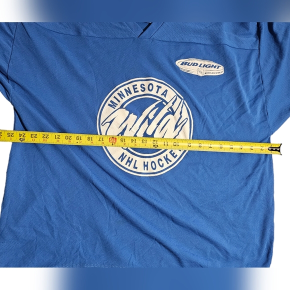 MN Wild Bud Light Bakka practice jersey XL - Picture 3 of 6